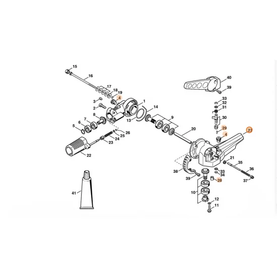STIHL  Obudowa przekładni 4230 640 0503